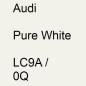 Preview: Audi, Pure White, LC9A / 0Q.